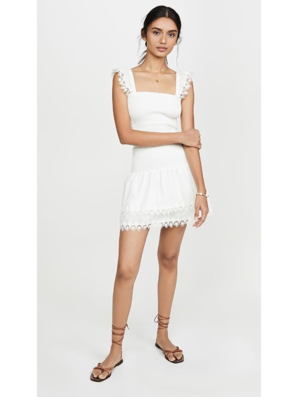 Chic Women's Ruffle Mini Skirt - Flirty Summer Style, Perfect for Casual Outings - Picture 5 of 6